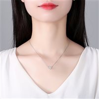 Necklace Gaurosa Woman Fantasy in Silver Zirconia YICO - YICO